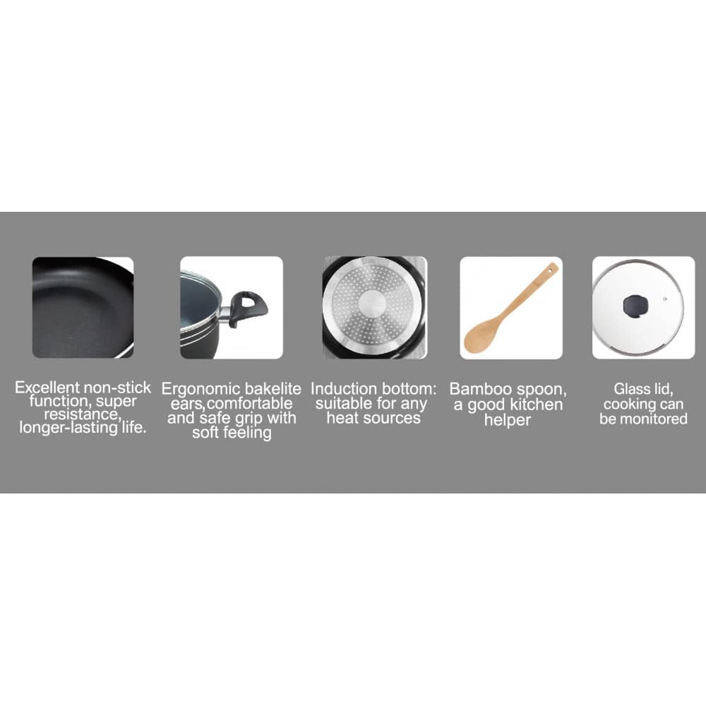 Premium Quality 20CM Casserole Sauce Pot - Image 3