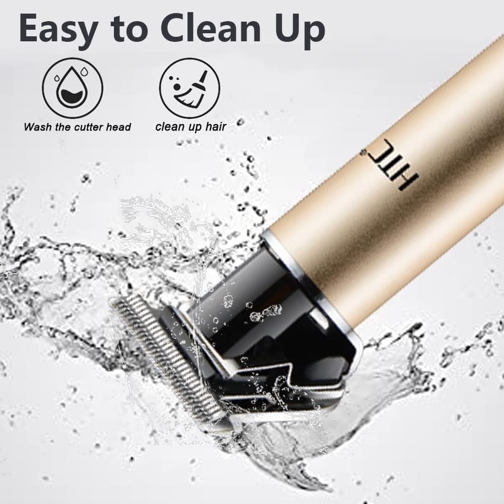 HTC Rechargeable Beard Trimmer AT-172 (Gold) - Image 5