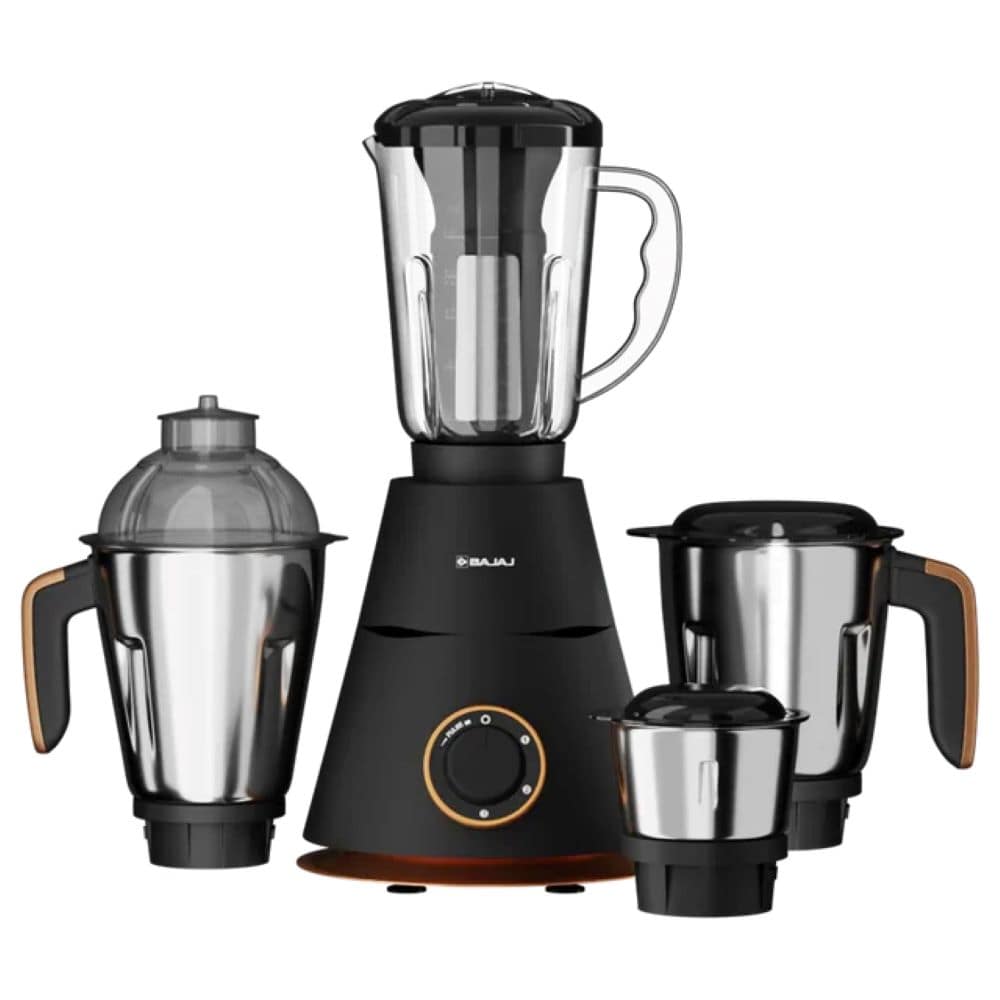 Introducing the Bajaj Ninja Series Virtue 4 Jar 750W Mixer Grinder, a powerhouse kitchen appliance designed to make cooking easier and more efficient for Sri Lankan homes. Available exclusively at Trontronics.lk, this mixer grinder is perfect for all your grinding, mixing, and juicing needs. Whether you’re whipping up a spicy curry, grinding spices, or preparing fresh fruit juice, the Bajaj Ninja Mixer Grinder is built to deliver exceptional performance. Powerful Performance & Versatility With a 750W Titan motor, this mixer grinder handles even the toughest ingredients with ease. It includes four high-quality jars: a 1.5L liquidizing jar, a 1.0L dry grinding jar, a 0.4L chutney jar, and a 1.5L juicer jar with fruit filter. Whether you're grinding dry spices or juicing fruits, the DuraCut® blades ensure precise cutting and long-lasting sharpness, making your daily kitchen tasks quick and efficient. Lifetime Warranty on DuraCut® Blades What sets this mixer grinder apart is its Lifetime Warranty on the DuraCut® blades. These blades are designed to maintain sharpness for years, providing consistent, superior results every time you use the mixer grinder. In addition, the 2-year product warranty and 5-year motor warranty ensure that your investment is well protected, making it a reliable kitchen partner for the long haul. Convenience & Ease of Use The Bajaj Ninja Series is designed with convenience in mind. Its cord winder at the base keeps your kitchen organized, while the 2-in-1 function blade in the dry jar adds versatility, allowing you to grind both wet and dry ingredients in one jar. This is perfect for multitasking in a busy Sri Lankan kitchen. Exclusive at Trontronics.lk Available at Trontronics.lk, this mixer grinder combines power, durability, and cutting-edge technology, making it an essential addition to your home. Take advantage of the exclusive Sri Lankan warranty coverage and enjoy peace of mind knowing that you are investing in a premium, high-performance product that is backed by Bajaj’s trusted brand quality. Key Features: 750W Titan Motor for powerful, high-speed grinding DuraCut® Blades with Lifetime Warranty for long-lasting sharpness 2 Years Product Warranty & 5 Years Motor Warranty 4 Stainless Steel Jars: Liquidizing, Dry Grinding, Chutney, and Juicer Jar with Fruit Filter Cord Winder Base for easy storage 2-in-1 Function Blade for both wet and dry grinding Exclusively available at Trontronics.lk Elevate your kitchen experience with the Bajaj Ninja Series Virtue 4 Jar 750W Mixer Grinder. Order now from Trontronics.lk and enjoy premium performance that fits perfectly in Sri Lankan homes.