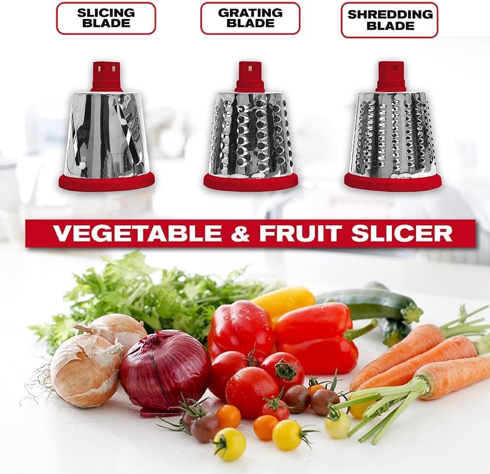 Nutri-Slicer 3-in-1 Spinning Counter-top Food Slicer and Grater - Image 2
