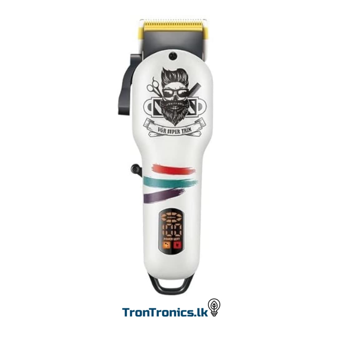 "VGR V-699 Professional Digital Display Cordless Hair Clipper with Taper Lever – Available at Trontronics Sri Lanka"