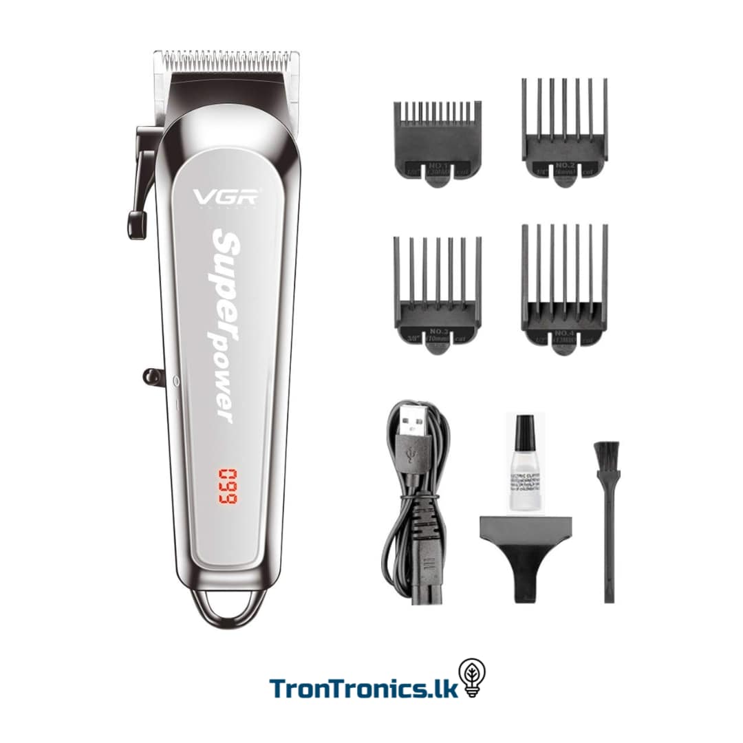 VGR Saloon Series Premium Rechargeable Hair Clipper v-060 2000mAH - Image 4