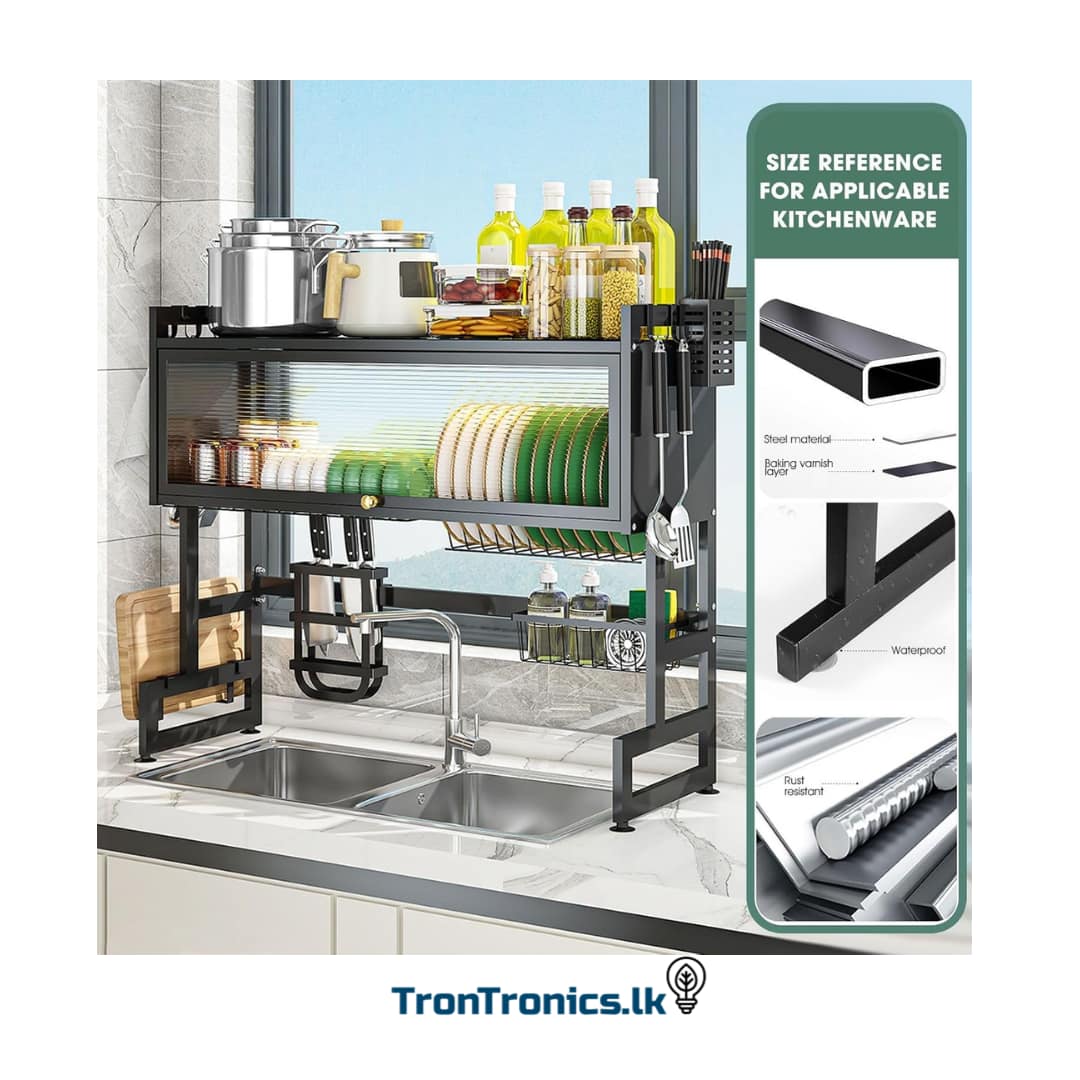 High Quality Coated Over The Sink Dish Rack 37.40inch - Image 5