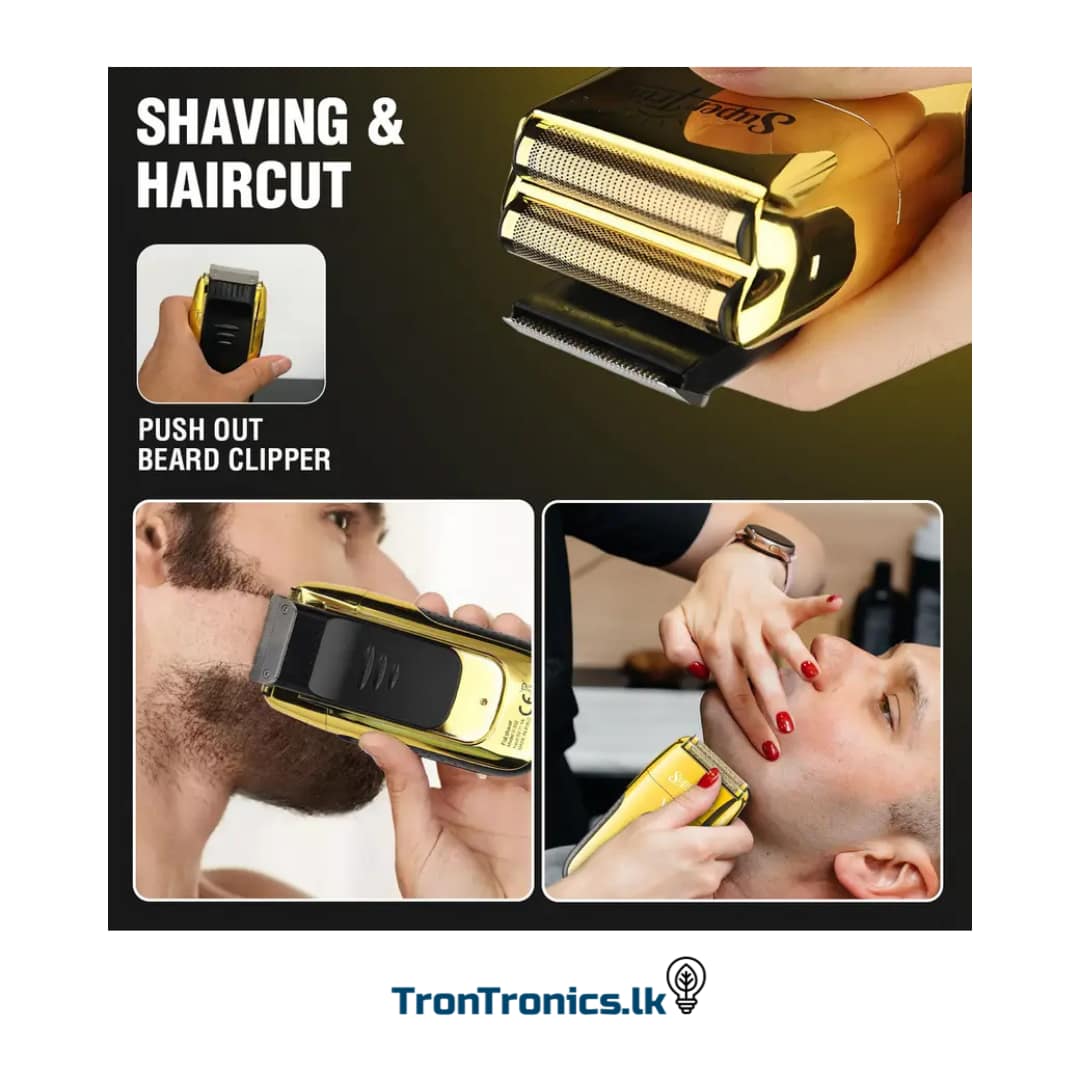 Premium VGR V-332 Professional saloon Series Shaver For Men Gold - Image 5