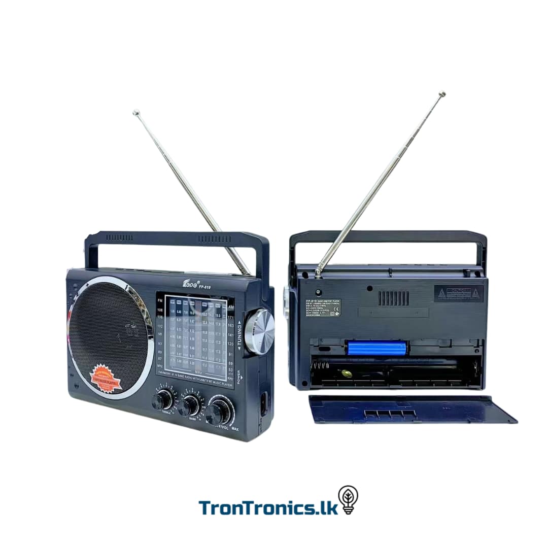 FP-819 Rechargeable Bluetooth Radio (Pen Drive) - Image 3