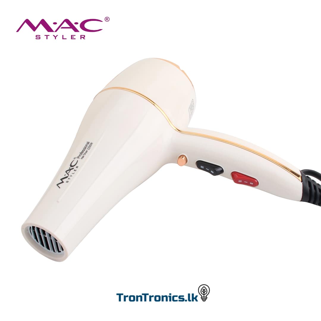 MAC Styler Professional Hair Dryer MC-6690 2200w / Saloon Hair Dryer with Diffuser - Image 3