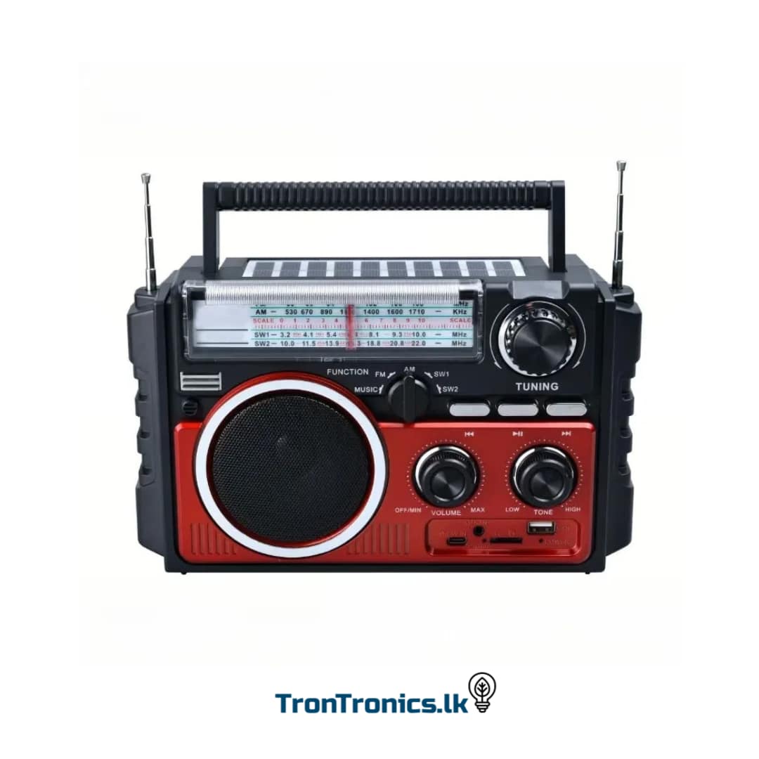 FEPE FP-722-S portable multifunction radio with Bluetooth, FM/AM, and USB support – Trontronics Sri Lanka