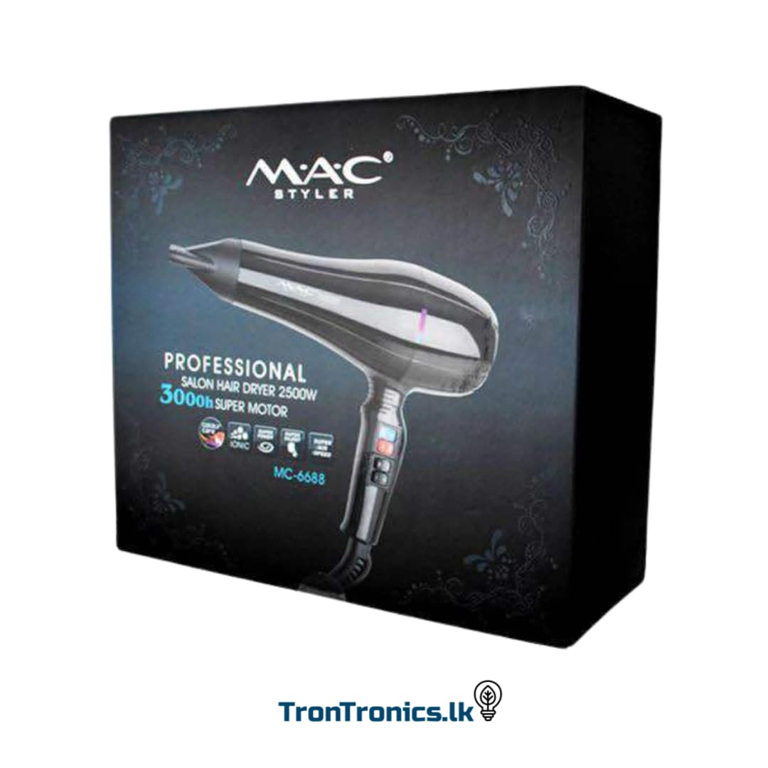 MAC Styler MC-6688 ProSalon Professional Hair Dryer - Image 3