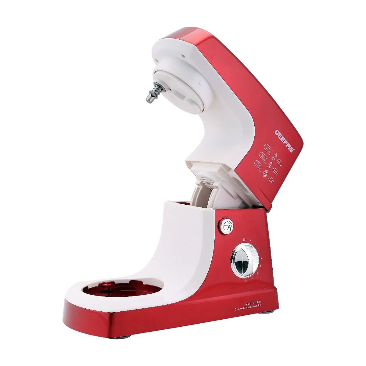 Geepas 3 In 1 600W Stand Mixer Blender - 8 Level Speed, Stainless Steel Bowl, Splash Guard GSM5442 - Image 8