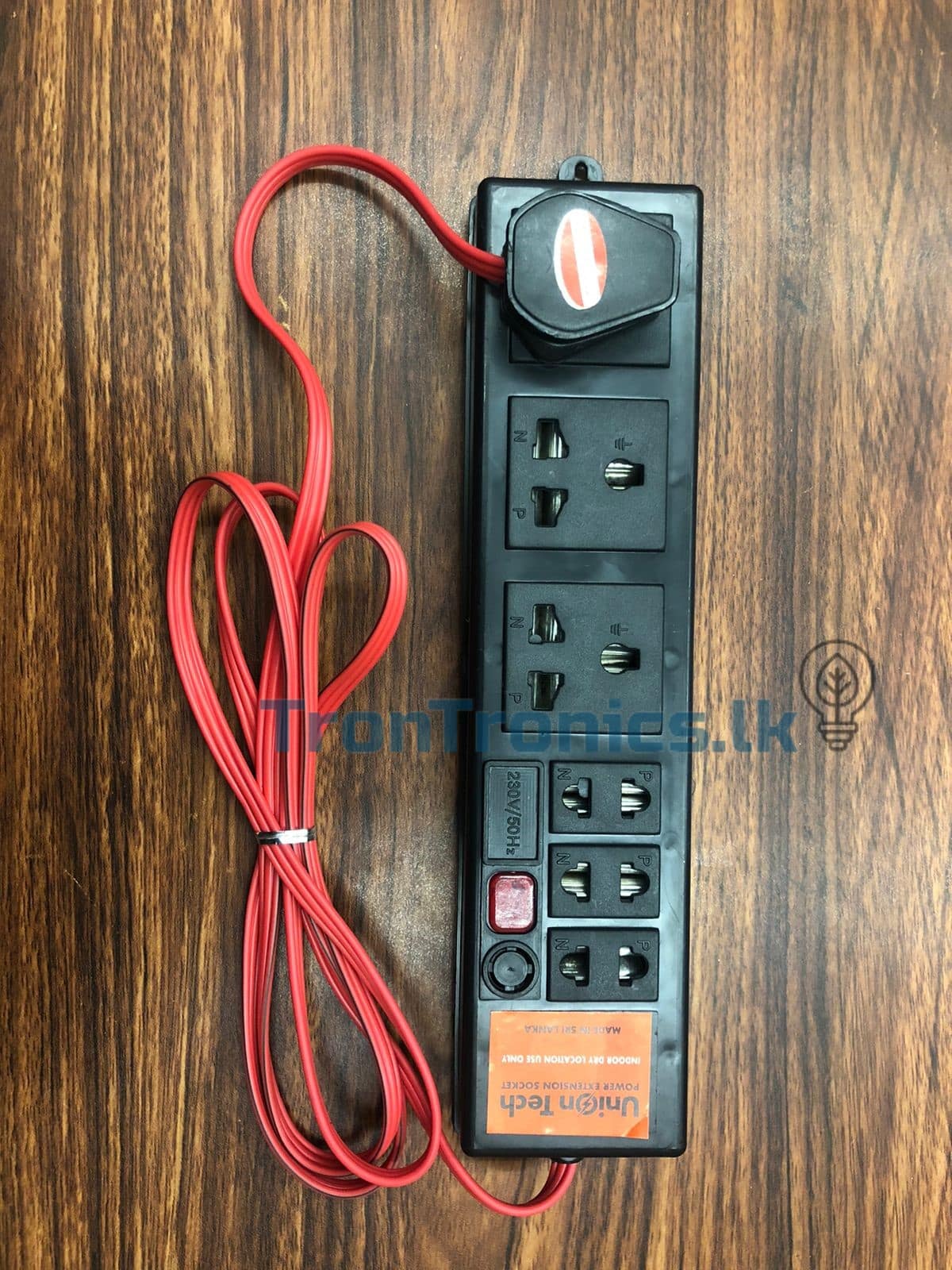 6 Way Power Extension Socket/cord 6 Months Warranty (Round Pin) 2M - Image 2