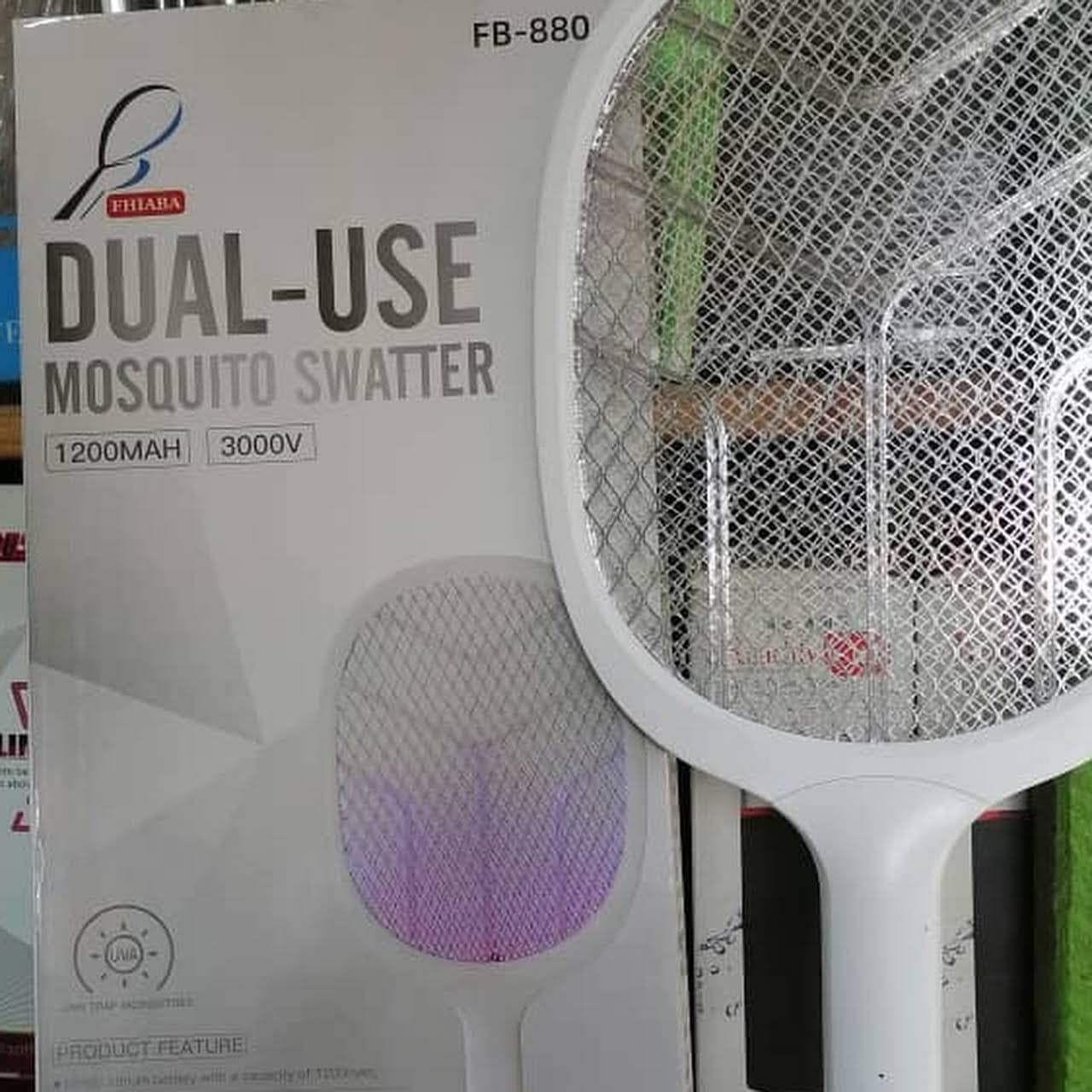 Dual-Use Electric Mosquito Swatter USB Charging Racket Fly Swatter Pest Control Mosquito Standing Killer Lamp - Image 4