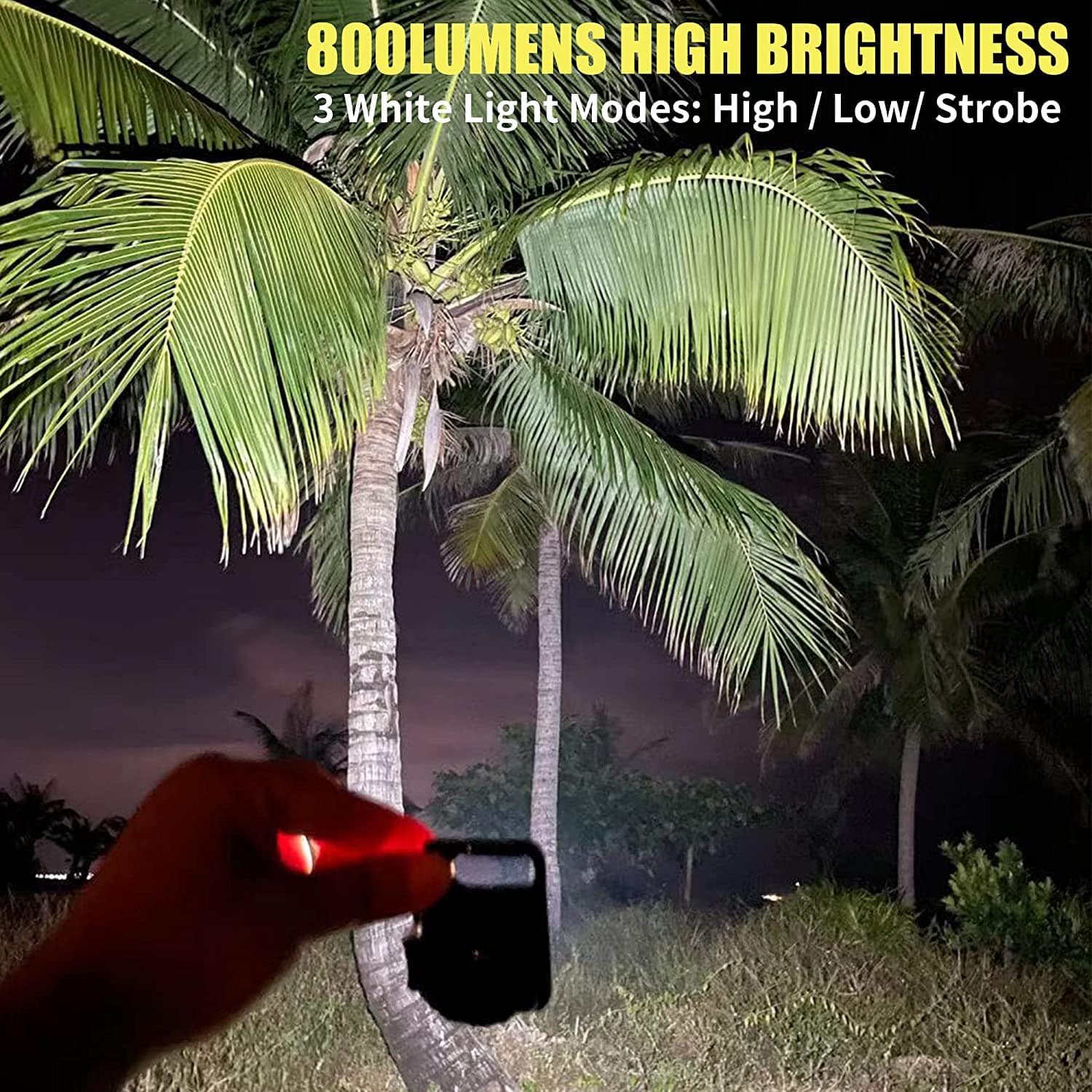 COB Rechargeable Keychain Light - Image 3