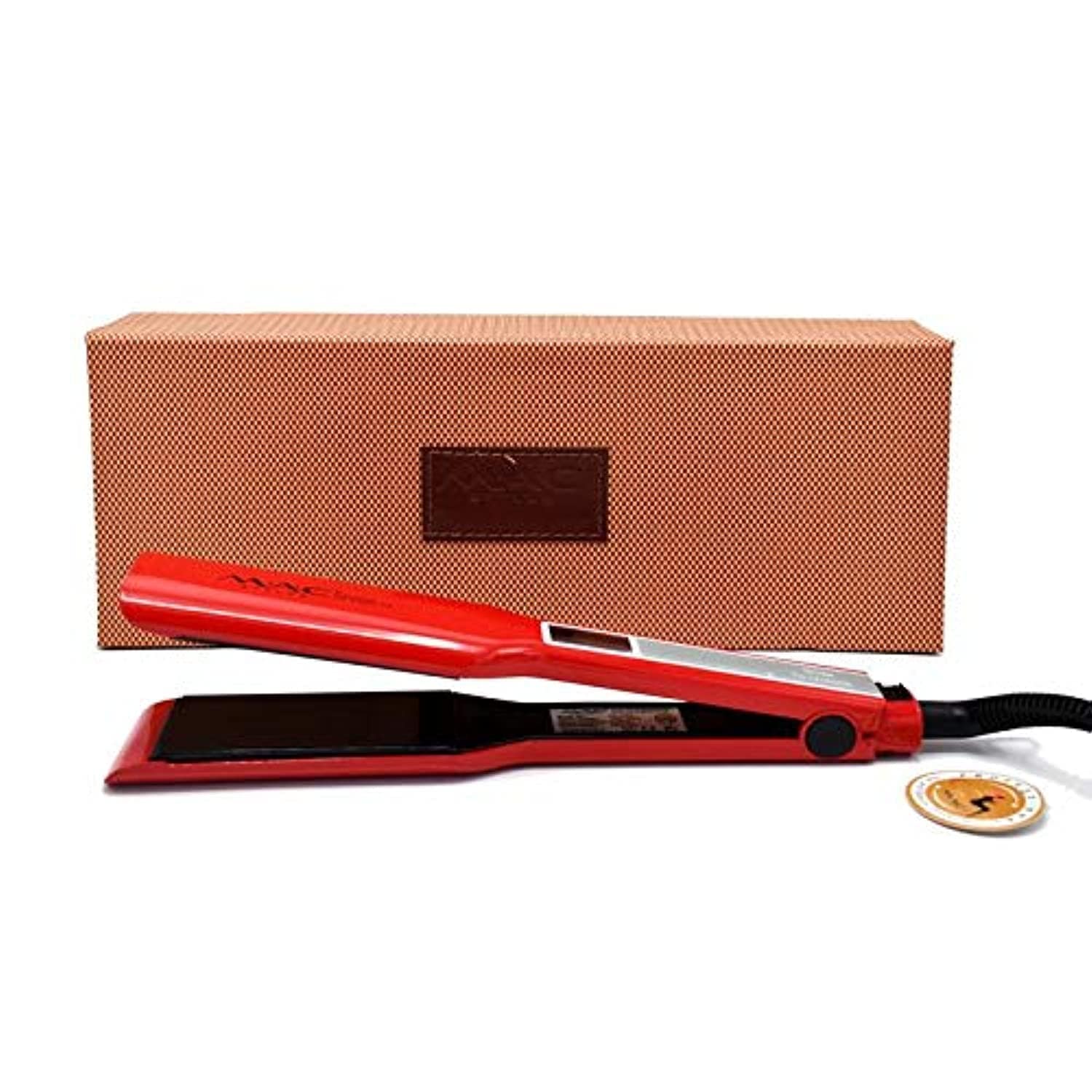 MAC Styler Professional LCD Hair Straightener – MC-2028 (Ceramic Red) - Image 4