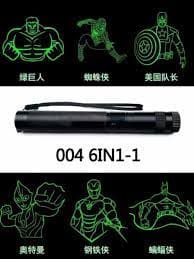 Green Laser Pointer jd 303 with Adjustable Focus Super hero Lens - Image 2