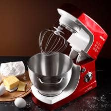 Geepas 3 In 1 600W Stand Mixer Blender - 8 Level Speed, Stainless Steel Bowl, Splash Guard GSM5442 - Image 9