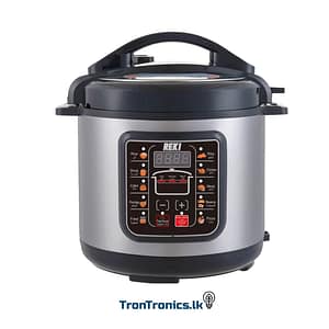 “SmartSteel 6L Electric Pressure Cooker with LED and nonstick pot – Trontronics Sri Lanka”