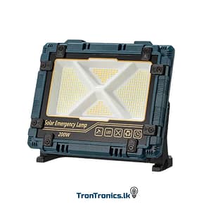 W8109-1 200W solar-powered portable emergency LED floodlight – Trontronics Sri Lanka