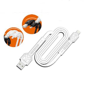 MOXOM USB to Lightening charging iphone cable with warranty Flat High quality premium Cable