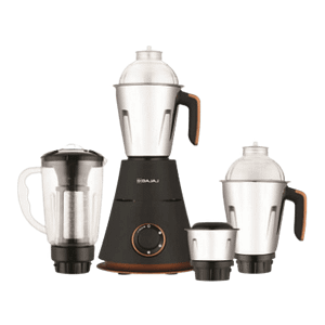 4 Jars 750 Watts Titan Motor Overload Protection Pulse and Speed 20000 RPM Motor Speed Leakproof Jars Non-Slip Feet Liquidizing Jar Grinding Jar Chutney Jar Blender Jar DuraCut Blades 2 Years Product Warranty | 5 Years Warranty on Motor