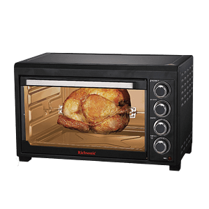 Richsonic 45L Electric Oven with Rotisserie, Grill, Baking Tray & Glass Door – Available at Trontronics.lk