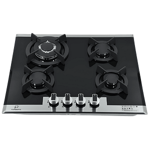 PURESONIC 4 Burner Tempered Glass Gas Hob with Flame Failure Safety – SLSI Approved, Available at Trontronics.lk Sri Lanka