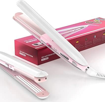 HTC 2-in-1 Premium Hair Straightener and Crimper - Image 6