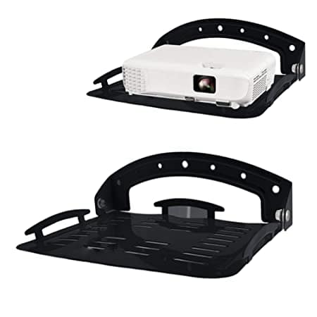 Steel Wall Mount Shelf Bracket for TV Accessories, DVD, PlayStation, Projector WiFi Router, Modem, TV Set Top Box Stand, (LIMITED EDITION BLACK) - Image 5