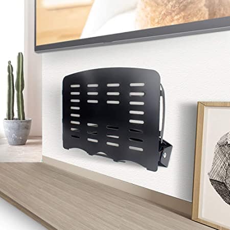 Steel Wall Mount Shelf Bracket for TV Accessories, DVD, PlayStation, Projector WiFi Router, Modem, TV Set Top Box Stand, (LIMITED EDITION BLACK) - Image 7