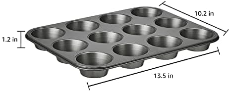 Carbon Steel Non-stick Muffin Pan 12 Cups - Image 5