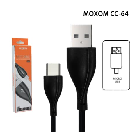 MOXOM 1 Meter Fast Charging 2.4A Data Cable usb-micro