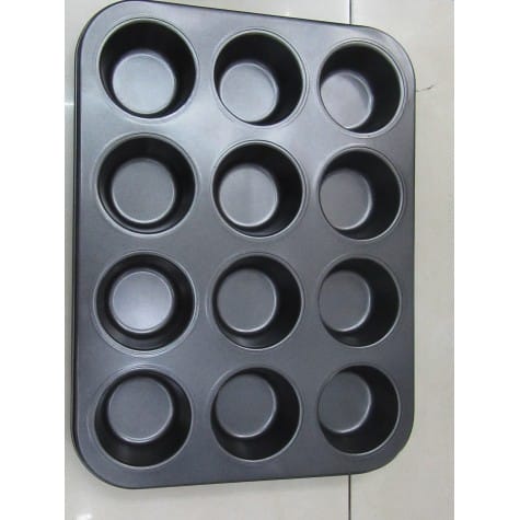 Carbon Steel Non-stick Muffin Pan 12 Cups - Image 4