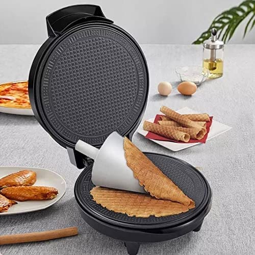 Raf Electric Egg Roll Maker, Crispy Omelet, Waffle, Pancake DIY Ice Cream Cone Machine 1200watts - Image 5
