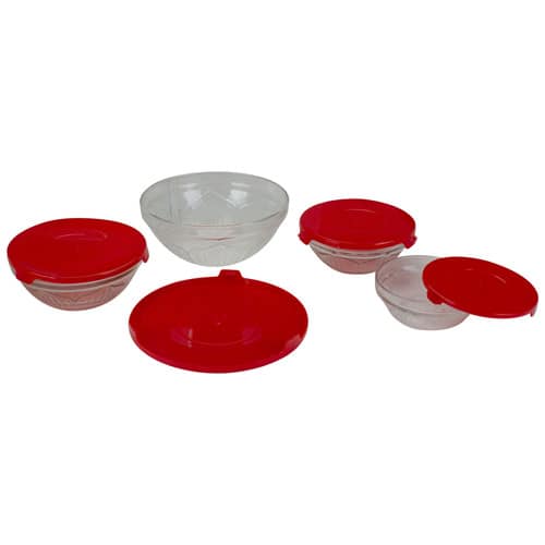 5 in 1 Glass Bowl Set/Serving Bowl - Image 3