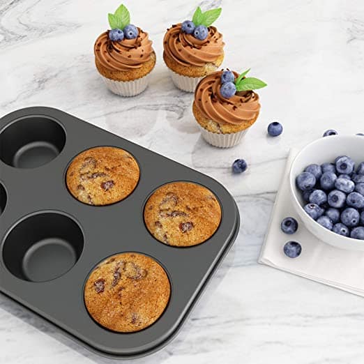Carbon Steel Non-stick Muffin Pan 6 Cups - Image 3