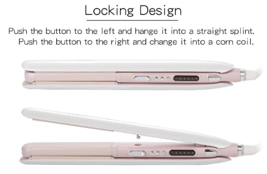 HTC 2-in-1 Premium Hair Straightener and Crimper - Image 5