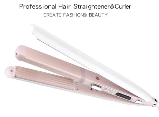 HTC 2-in-1 Premium Hair Straightener and Crimper - Image 4