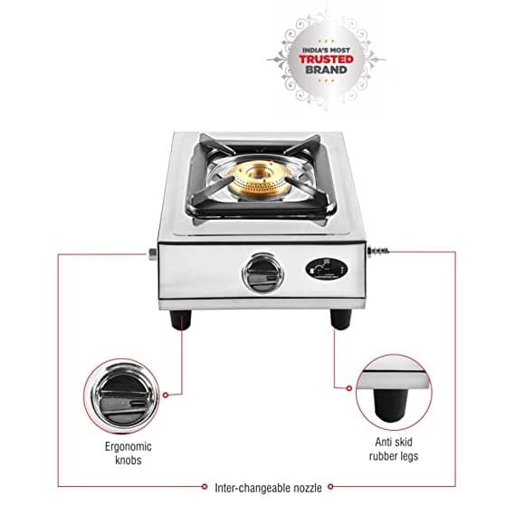Premium Quality Indian Stainless Steel Single gas cooker with one year warranty - Image 5