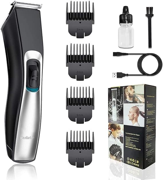 HTC Rechargeable AT-129C Beard Trimmer And Hair Clipper For Men (Washable) - Image 4