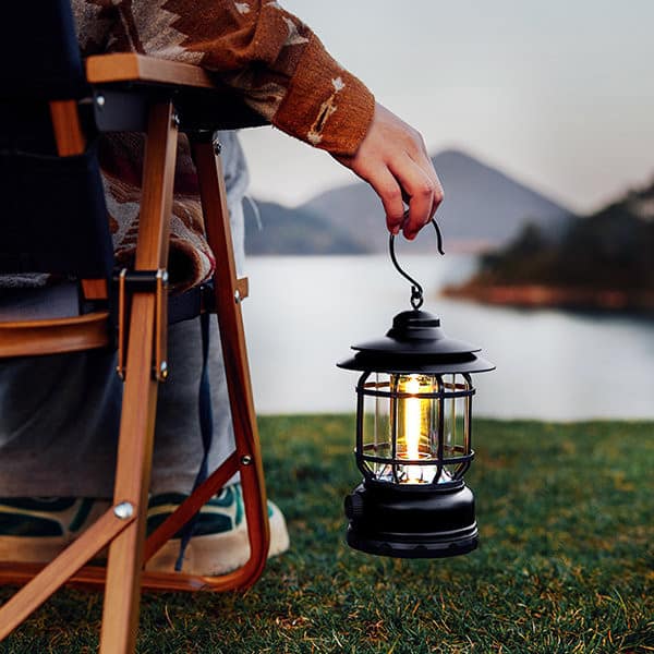 Portable Retro Rechargeable Camping Lamp L-27 - Image 3