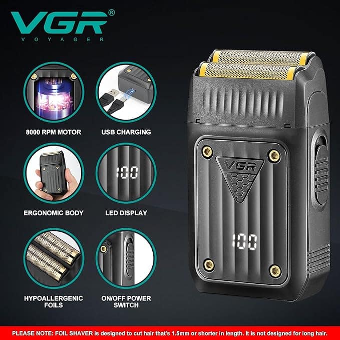 Remove term: 8000 RPM motor 8000 RPM motorRemove term: bald shave trimmer bald shave trimmerRemove term: close shave razor close shave razorRemove term: cordless foil shaver cordless foil shaverRemove term: dual foil shaver dual foil shaverRemove term: ergonomic shaver ergonomic shaverRemove term: foil shaver for thick hair foil shaver for thick hairRemove term: hypoallergenic electric razor hypoallergenic electric razorRemove term: LED display razor LED display razorRemove term: lightweight foil shaver lightweight foil shaverRemove term: men's grooming tool men's grooming toolRemove term: Sri Lanka grooming essentials Sri Lanka grooming essentialsRemove term: USB-C shaver USB-C shaverRemove term: VGR electric shaver VGR electric shaver