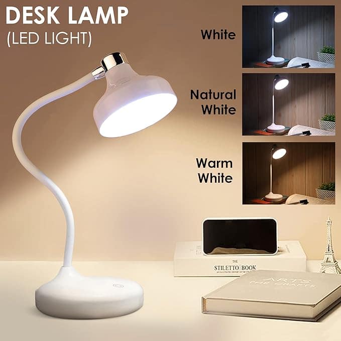 Rechargeable 3 Colour Table/Reading Lamp - Image 2