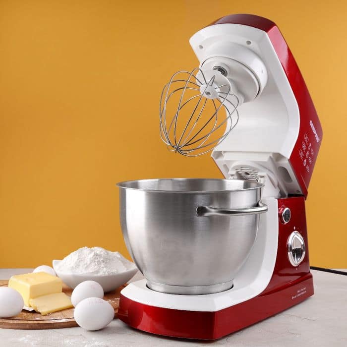 Geepas 3 In 1 600W Stand Mixer Blender - 8 Level Speed, Stainless Steel Bowl, Splash Guard GSM5442 - Image 3
