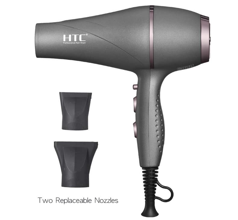 HTC Saloon Grade High Quality Hair Dryer (Matt Finish) 2300W - Image 5