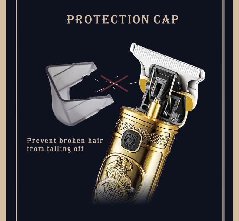 VGR VL-097 Premium Vintage Rechargeable Hair Trimmer - Image 3