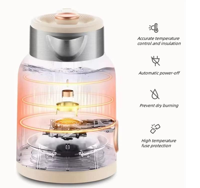 Richpower Premium Stainless Steel Electric Kettle 1.5 Liters - Image 3
