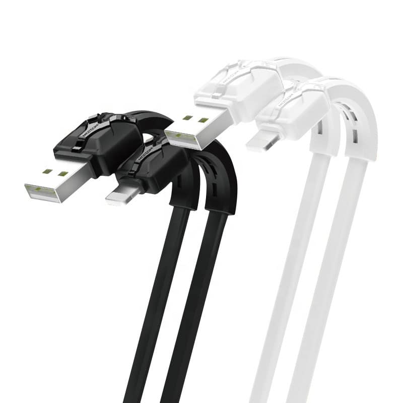 MOXOM USB to Lightening charging iphone cable with warranty Flat High quality premium Cable - Image 2
