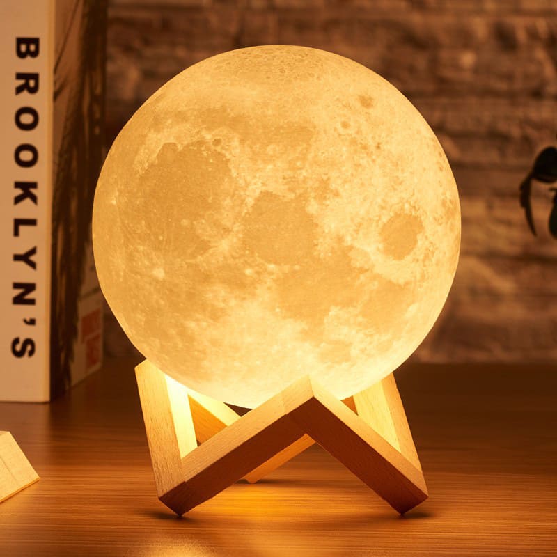 Rechargeable 3D Moon Light Night Lamp - Image 3