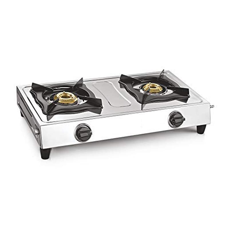 My National 100% STAINLESS STEEL Body 2 burner Indian gas cooker with warranty - Image 2