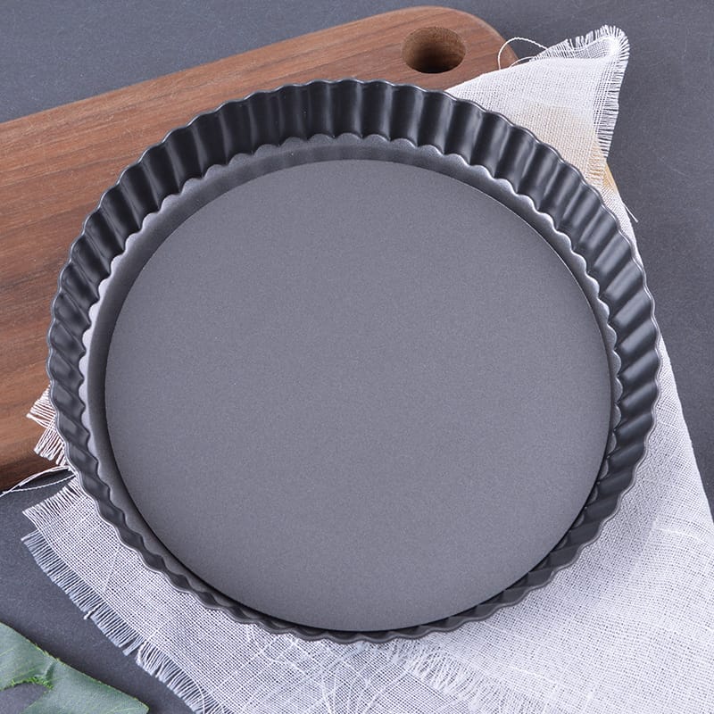 Carbon Steel Non-Stick Pie Pan - Fixed Base (24,28 & 32 CM) - Image 2