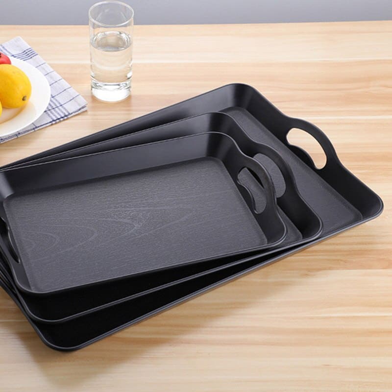 Anti Slip Double Handle Serving Tray 14,16 & 18 Inch - Image 2